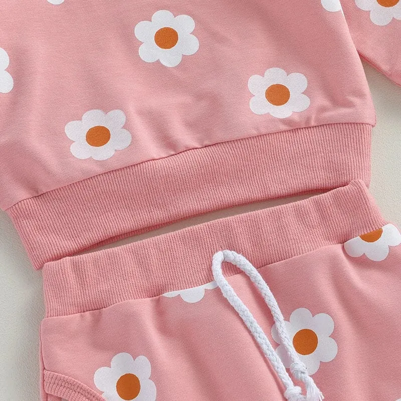 Long Sleeve Daisy Baby Set