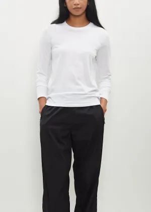 Long Sleeve Mini Boy T-Shirt — Optic White