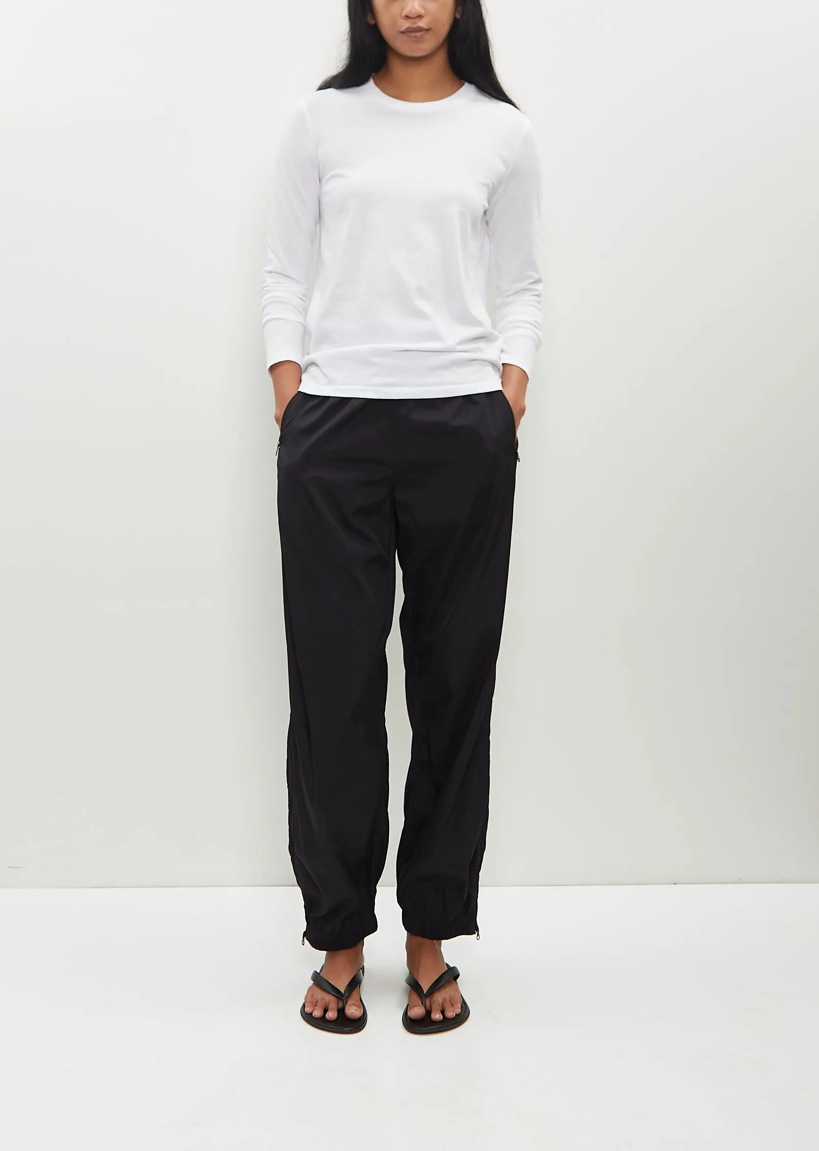 Long Sleeve Mini Boy T-Shirt — Optic White