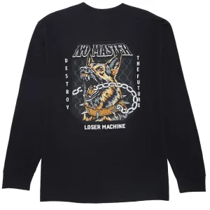 Loser Machine No Master Long Sleeve T-Shirt - Black