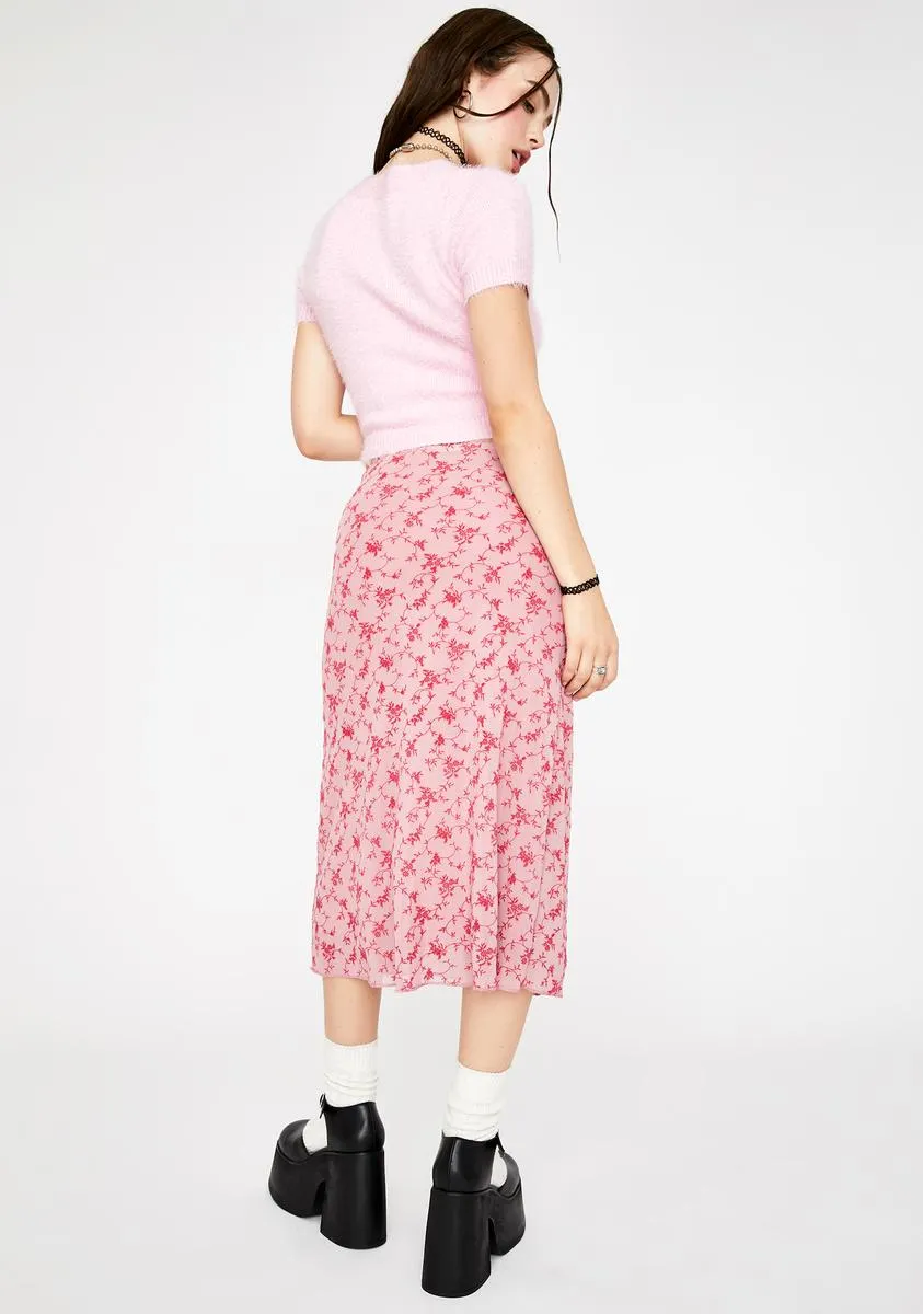 Love Bloom Taura Midi Skirt