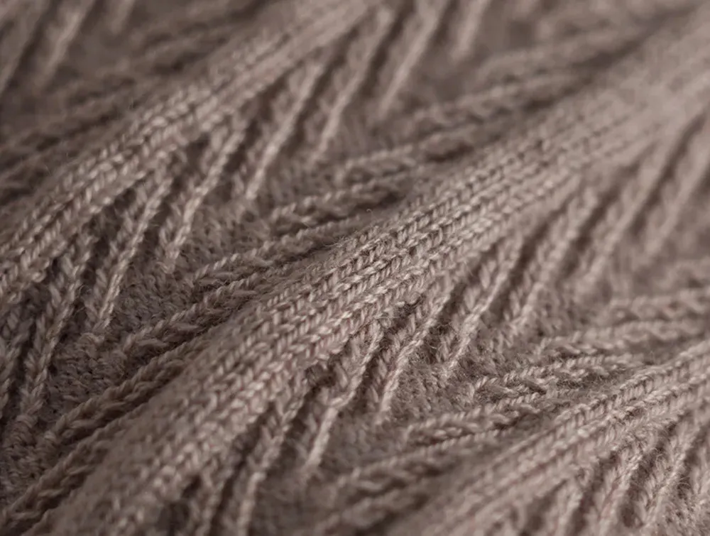 Luxury wool mock neck pullover