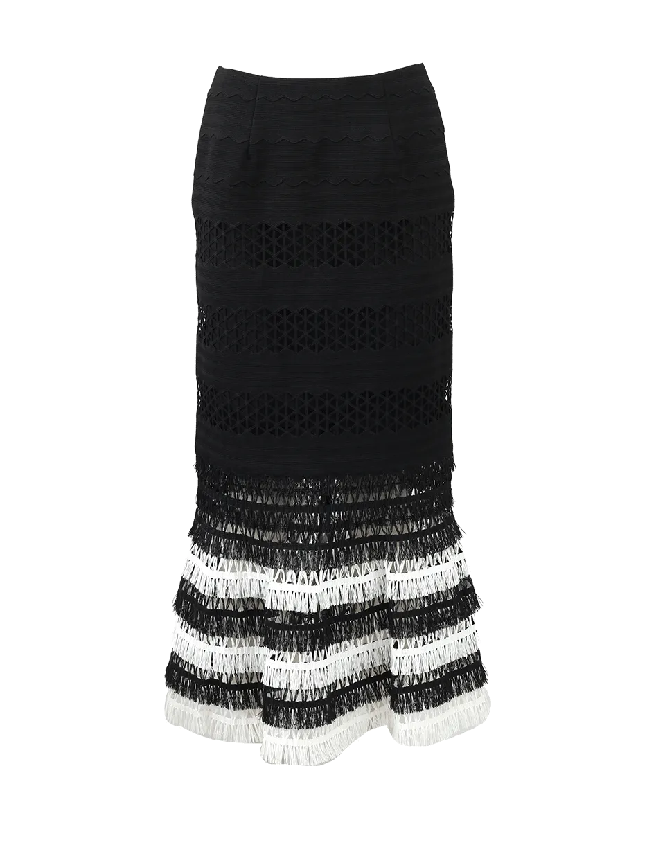 Macrame Trumpet Skirt