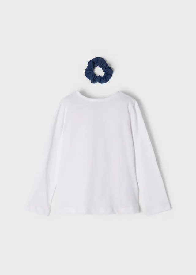 Mayoral 3049 053 - White Long Sleeve T-Shirt