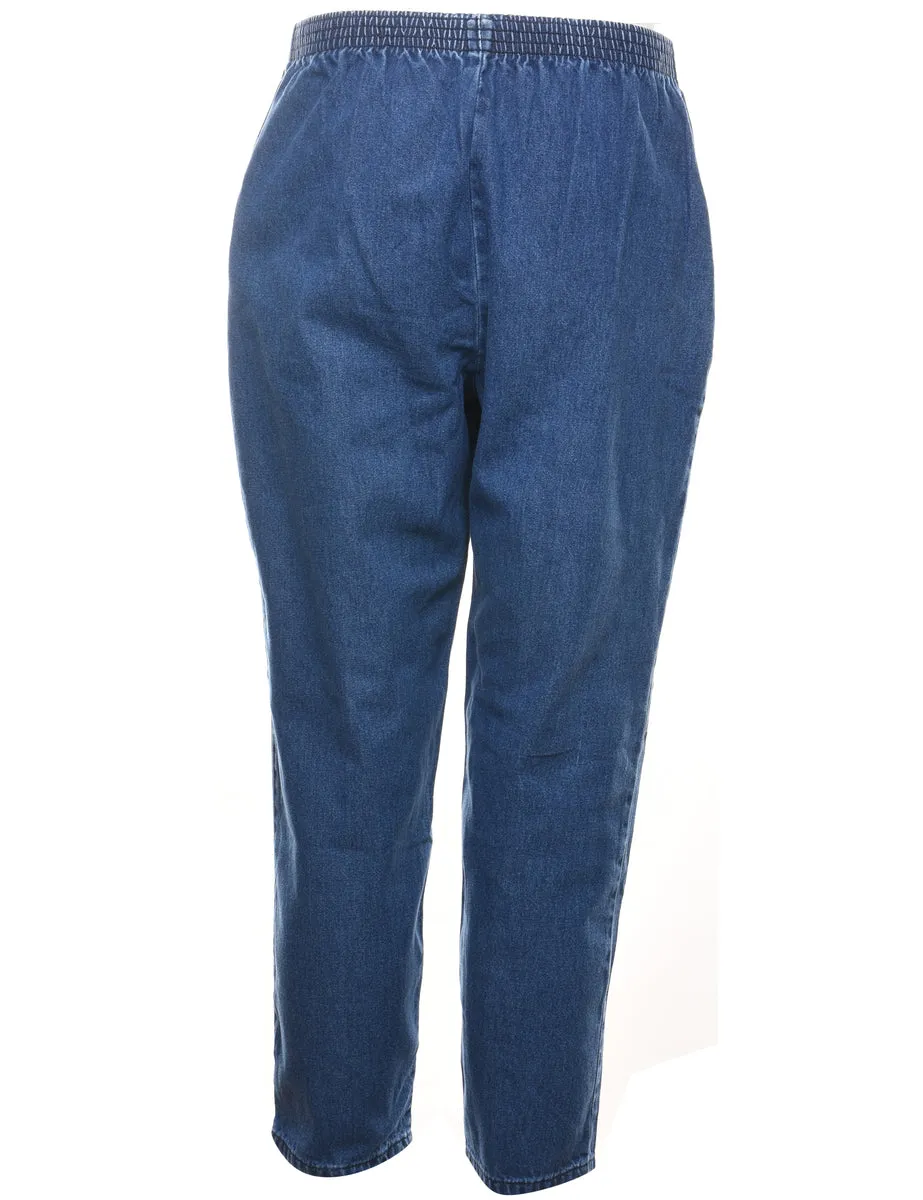 Medium Wash Denim Trousers - W28 L26