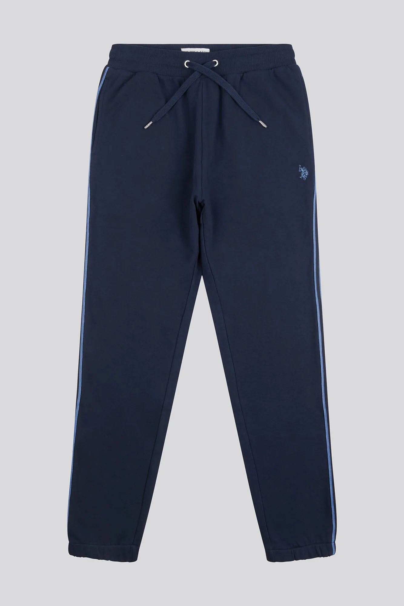 Mens Classic Fit Taped Joggers in Dark Sapphire Navy