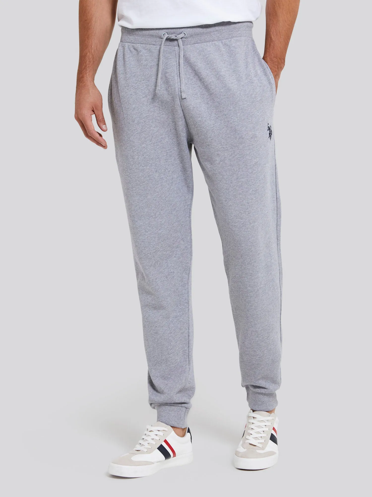 Mens Fleece Joggers in Vintage Grey Heather