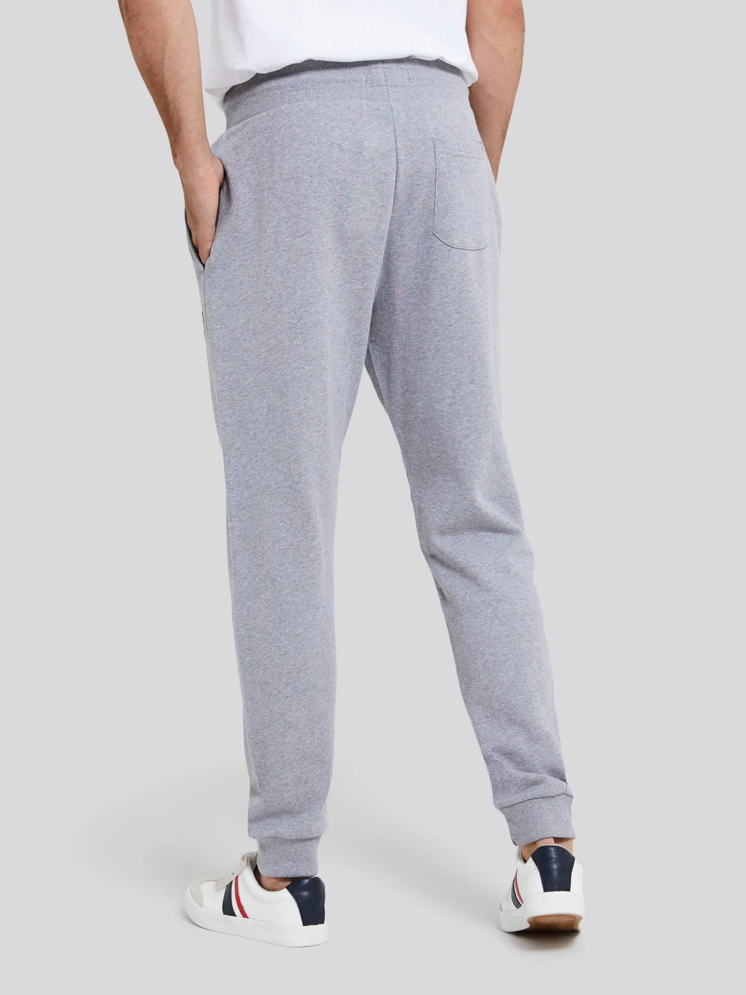 Mens Fleece Joggers in Vintage Grey Heather