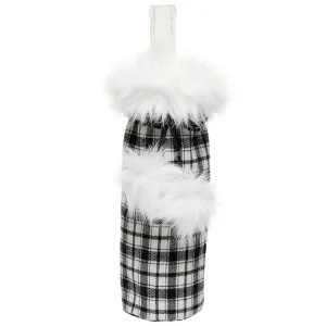 Meravic Plaid Coat Bottle Bags