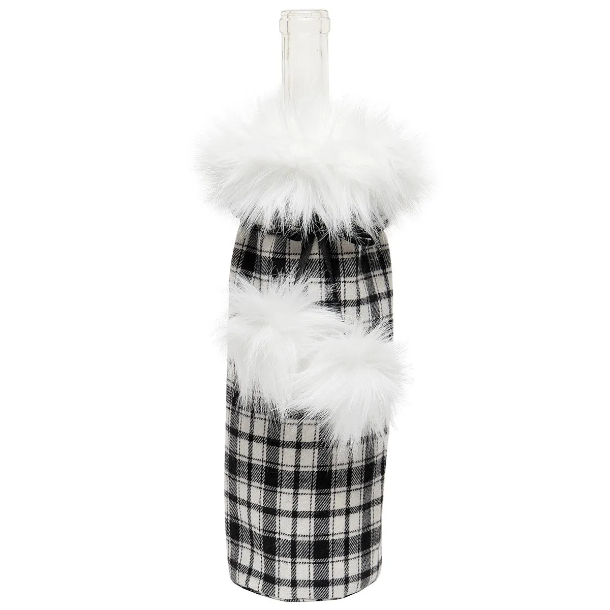 Meravic Plaid Coat Bottle Bags