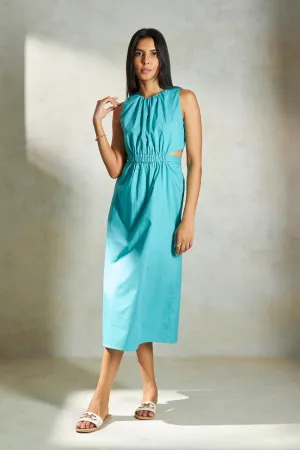 Michelle|Waist Detail Midi Dress