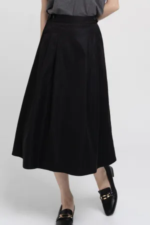 Midi Buttoned Skirt