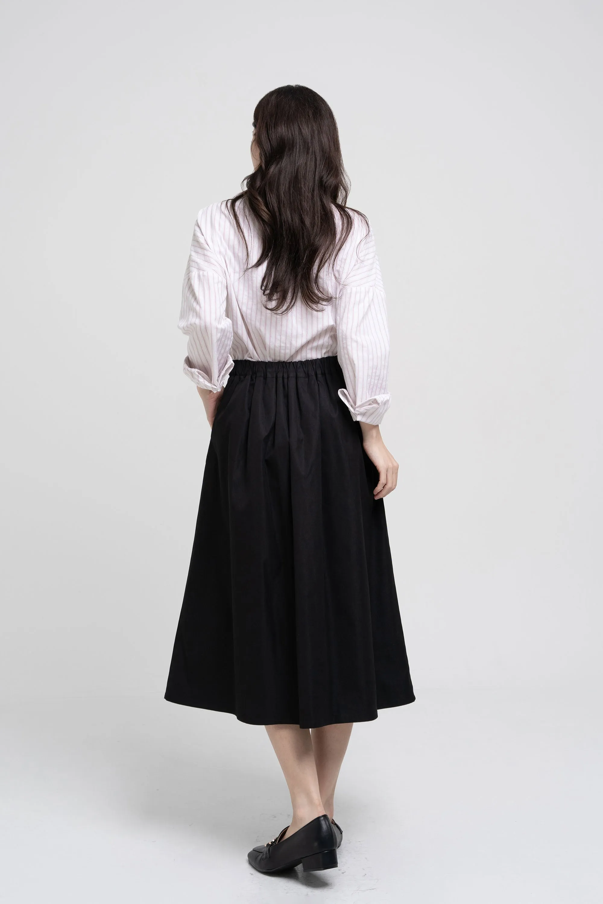 Midi Buttoned Skirt