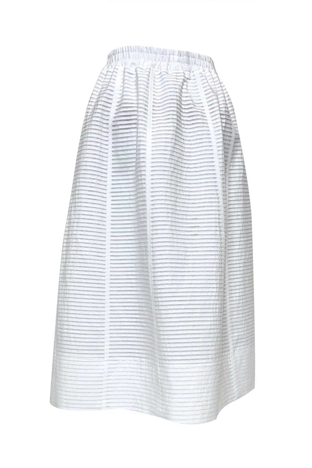 Midi Skirt - White