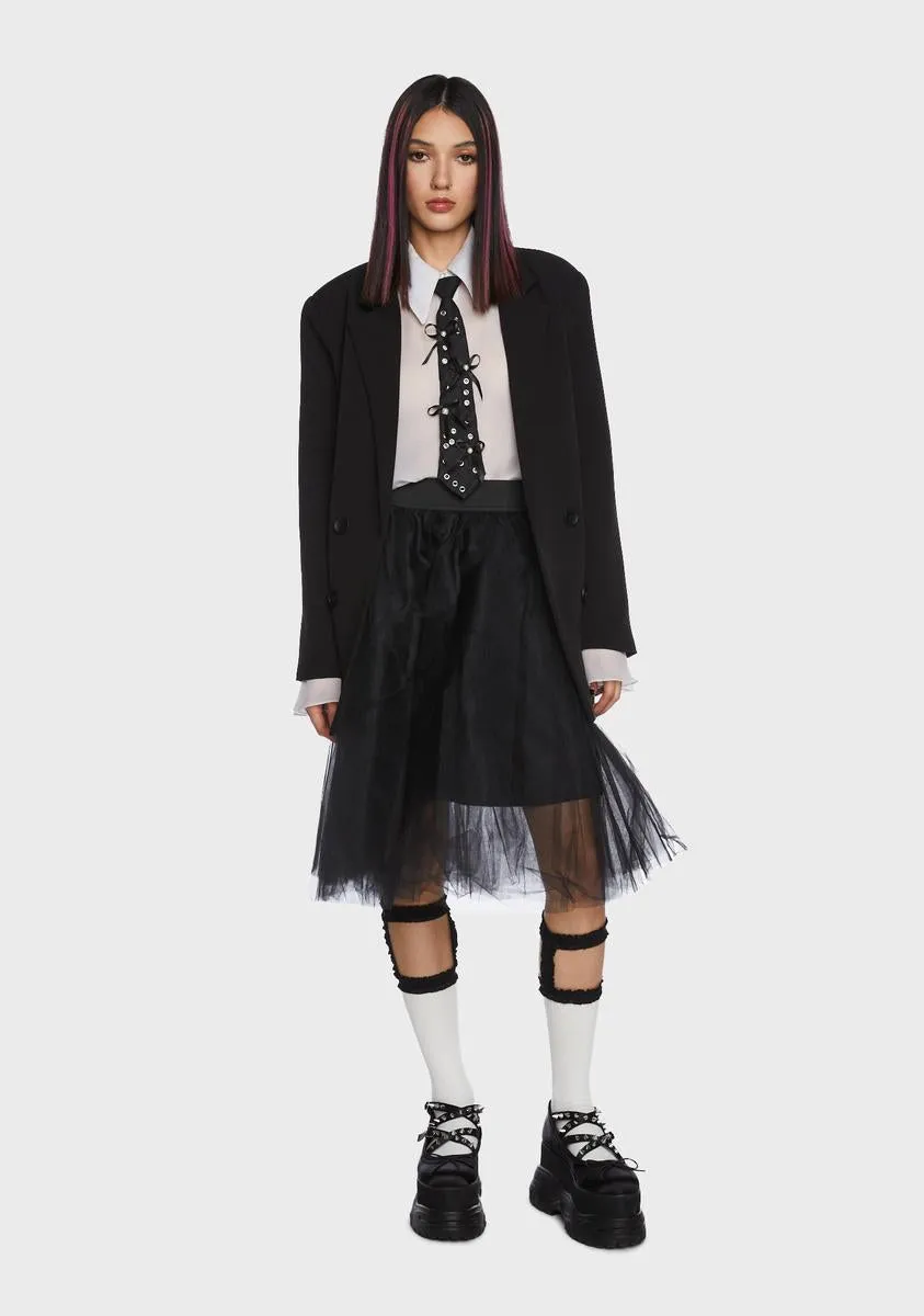 Midnight Dancin' On My Own Tulle Skirt