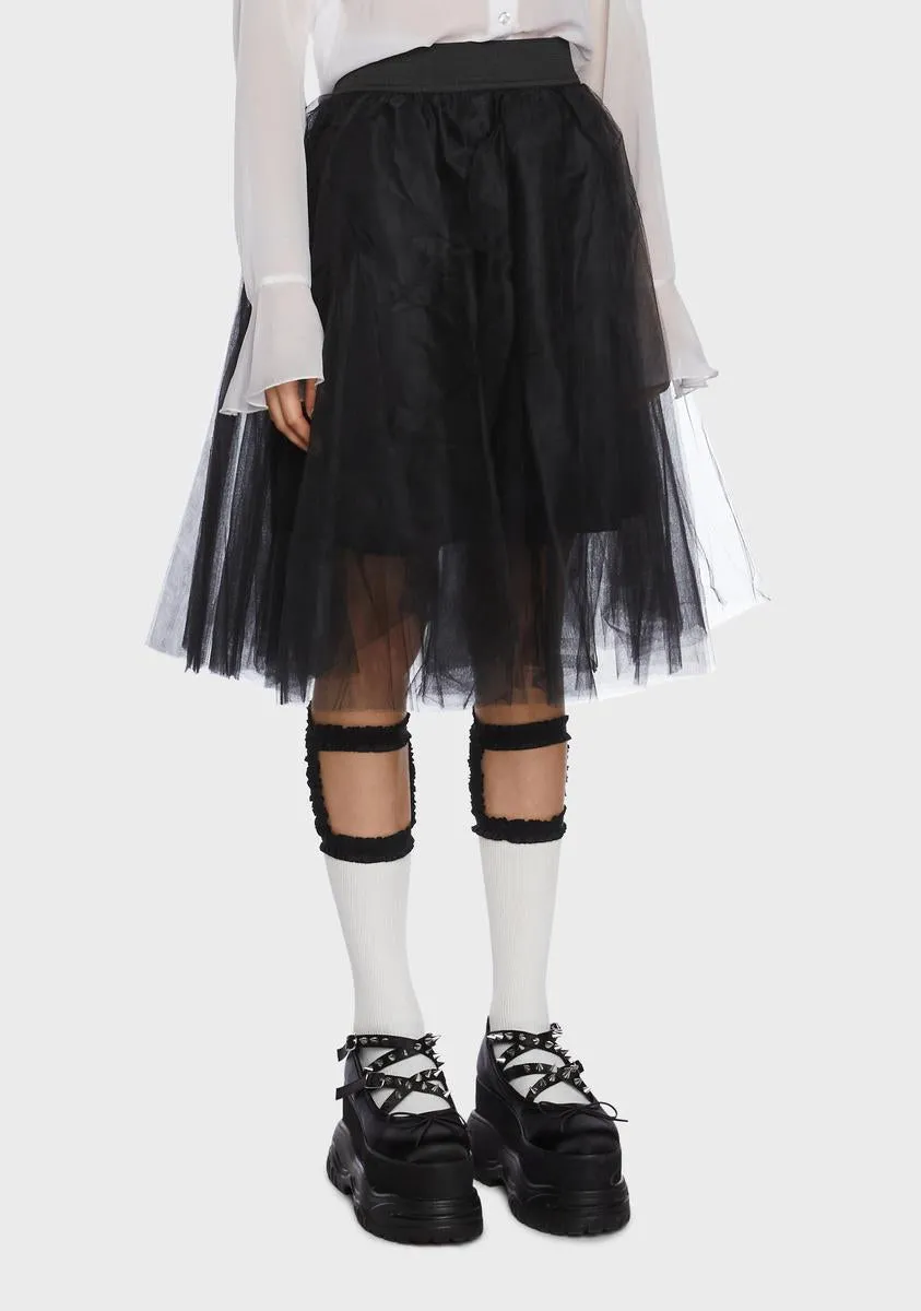 Midnight Dancin' On My Own Tulle Skirt