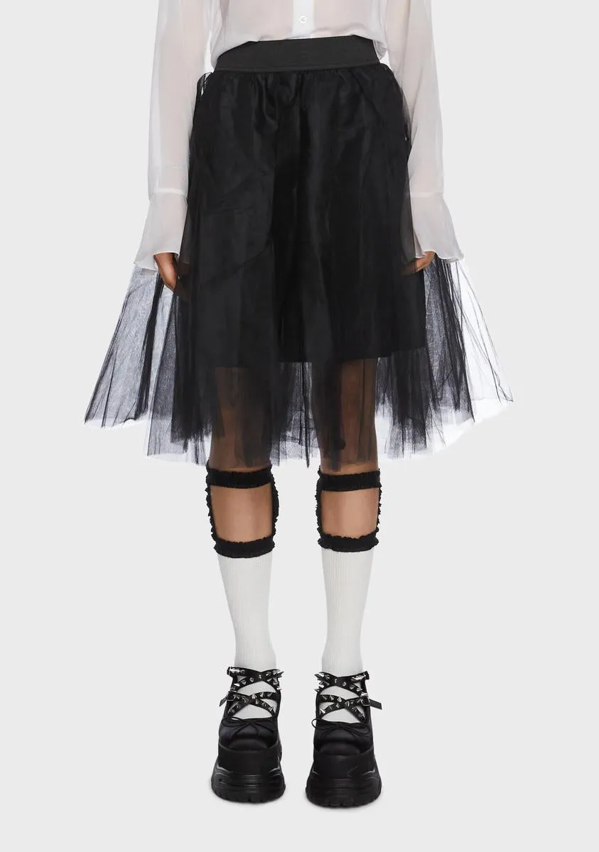 Midnight Dancin' On My Own Tulle Skirt