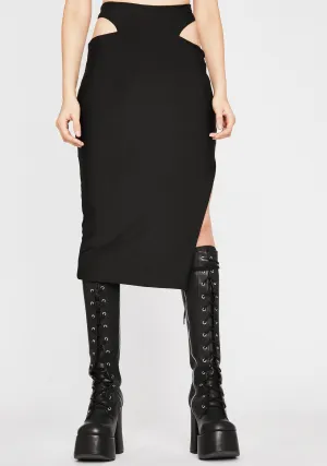 Midnight Ridin' Midi Skirt