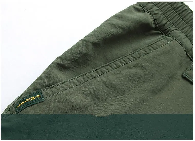 Military Style Cargo Pants Men Summer Waterproof Breathable Male Trousers Joggers Army Pockets Casual Pants