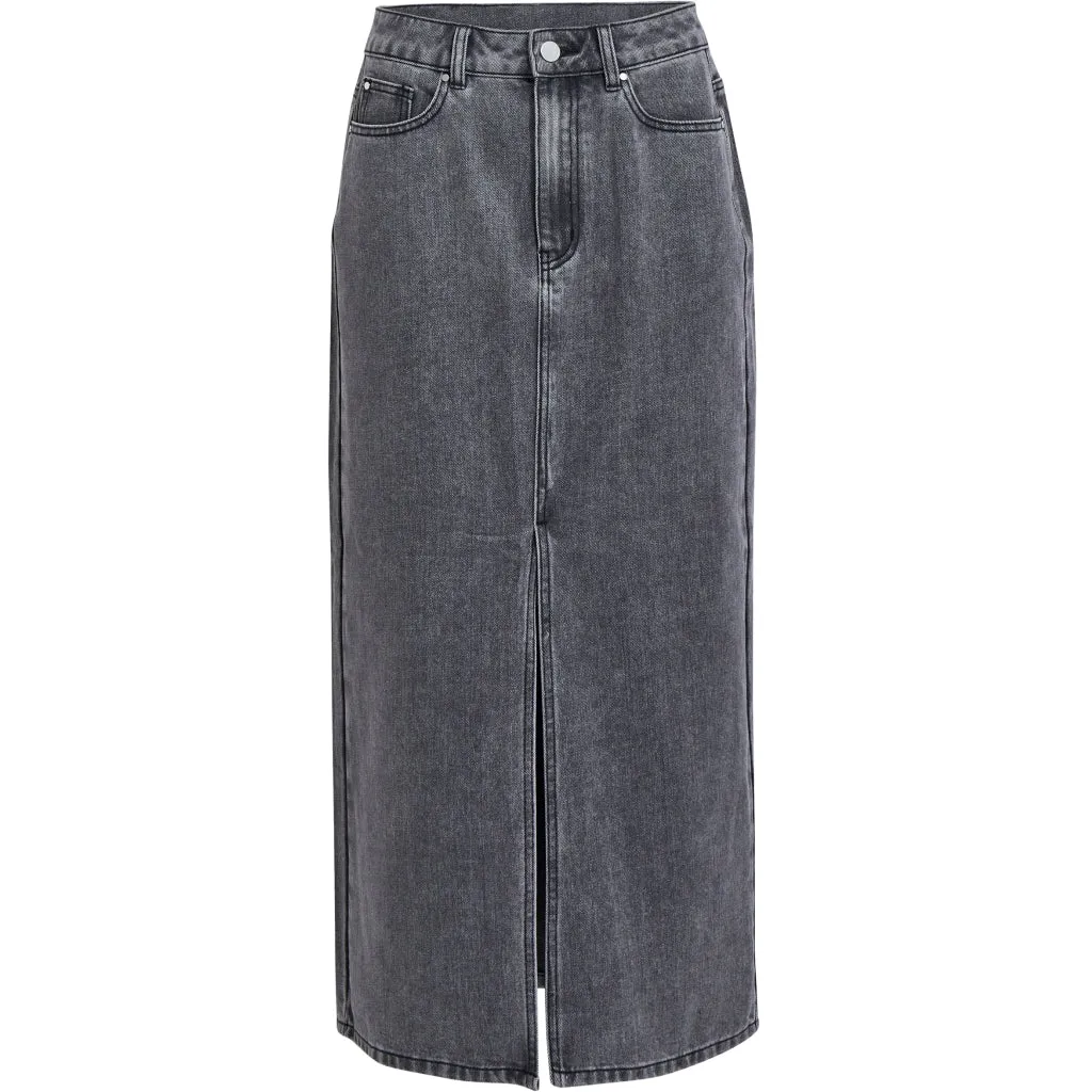 Minus MSDina Nova Midi Skirt - Light Grey Wash