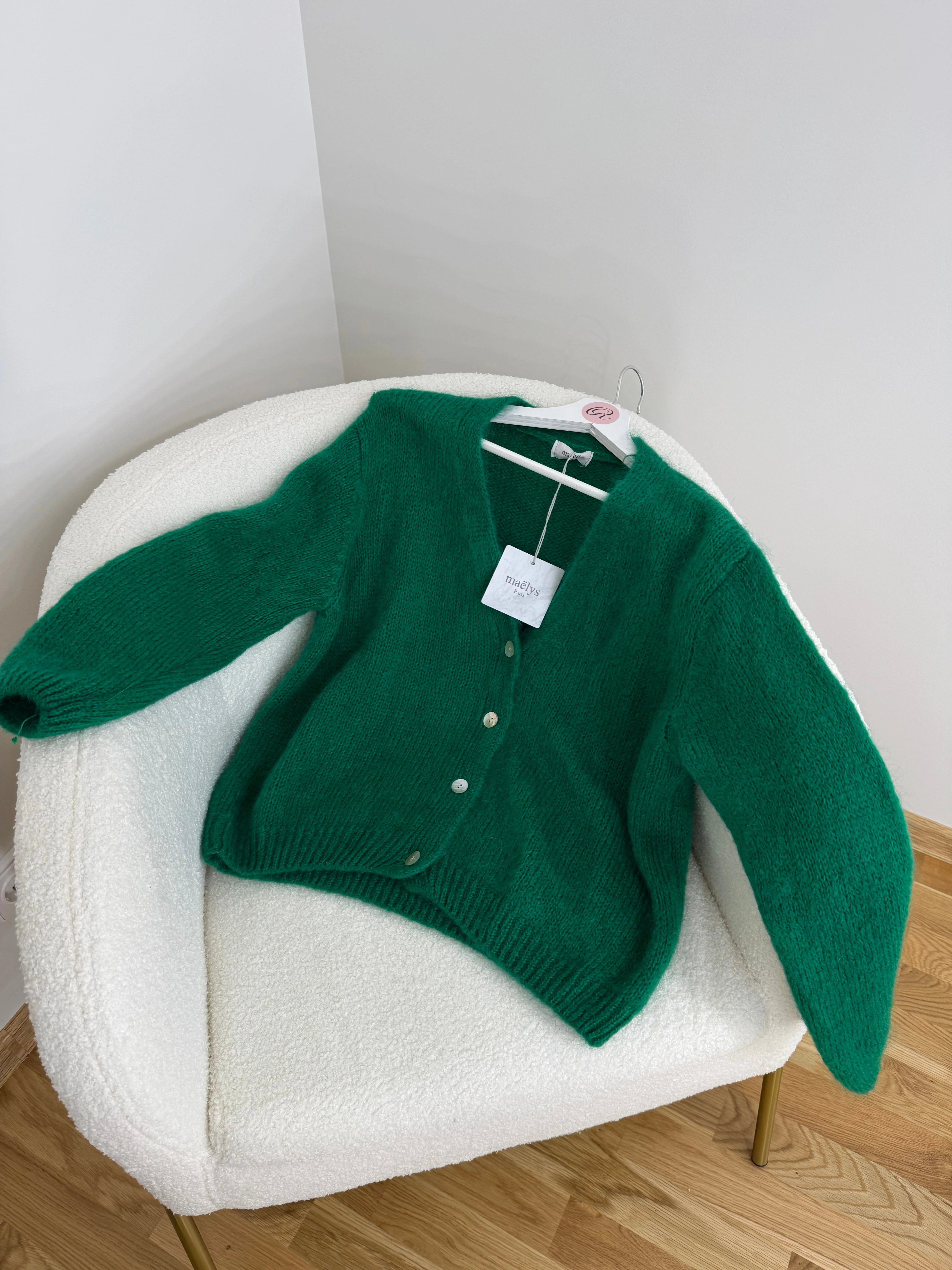 Mohair sweater “Emerald”
