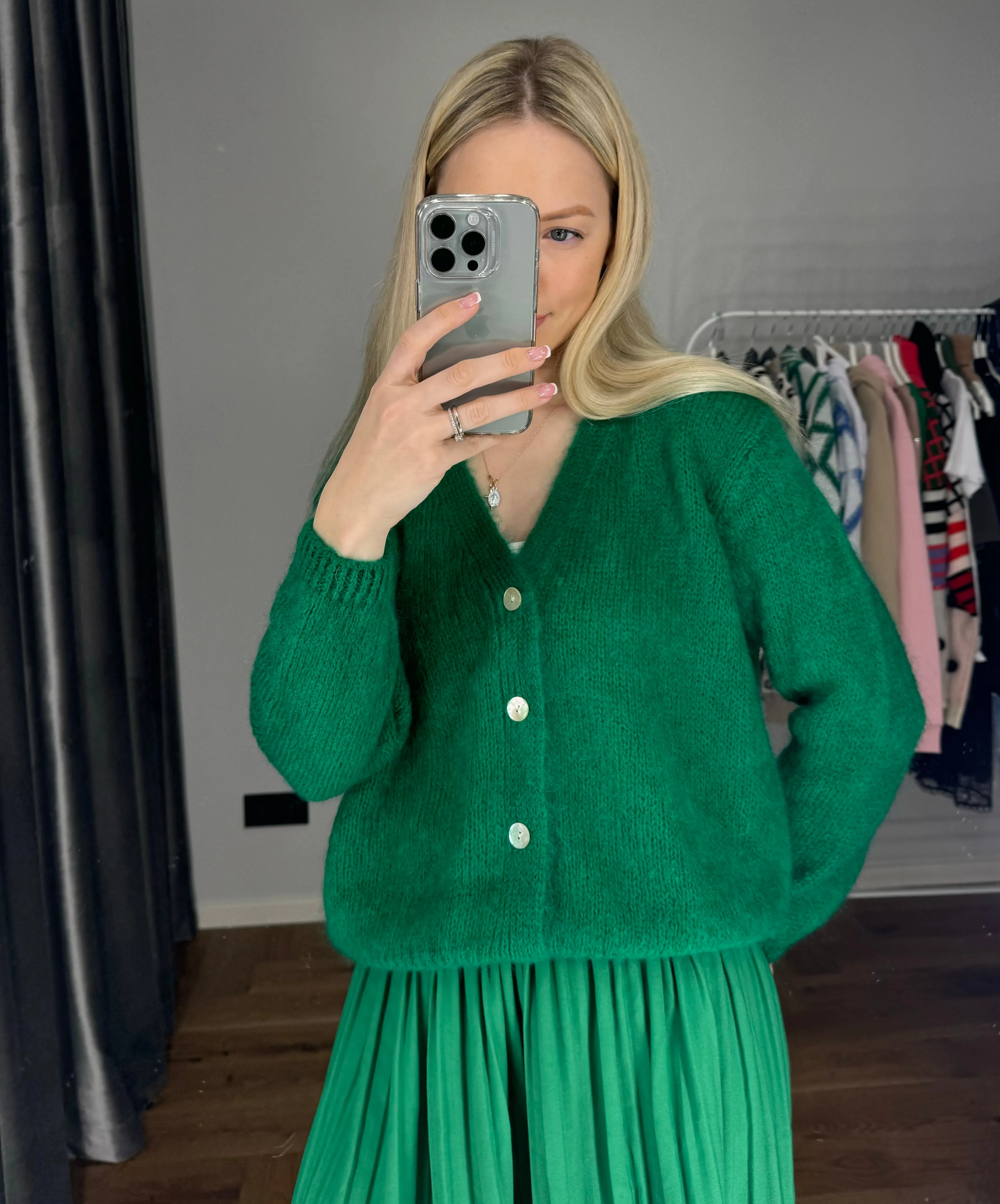 Mohair sweater “Emerald”