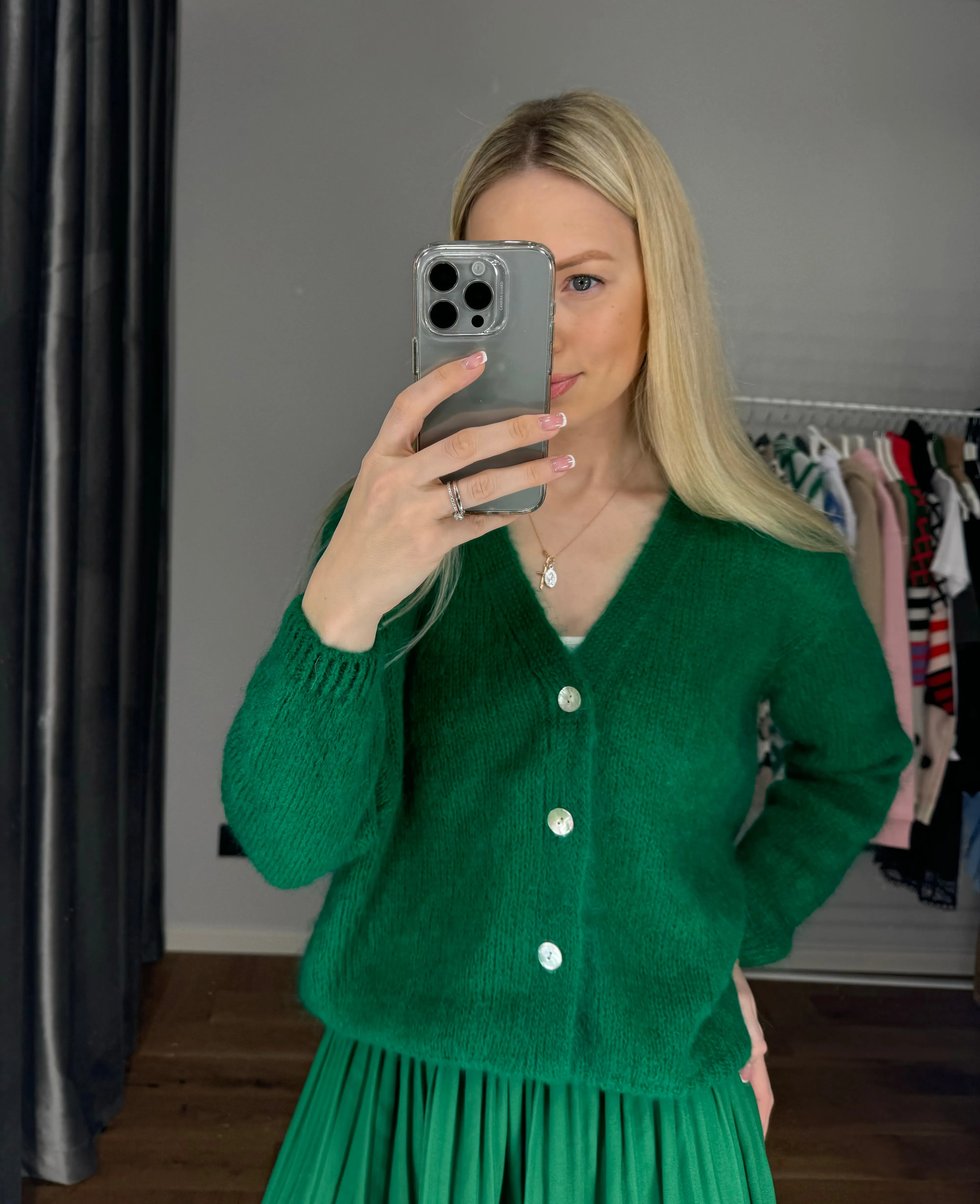 Mohair sweater “Emerald”
