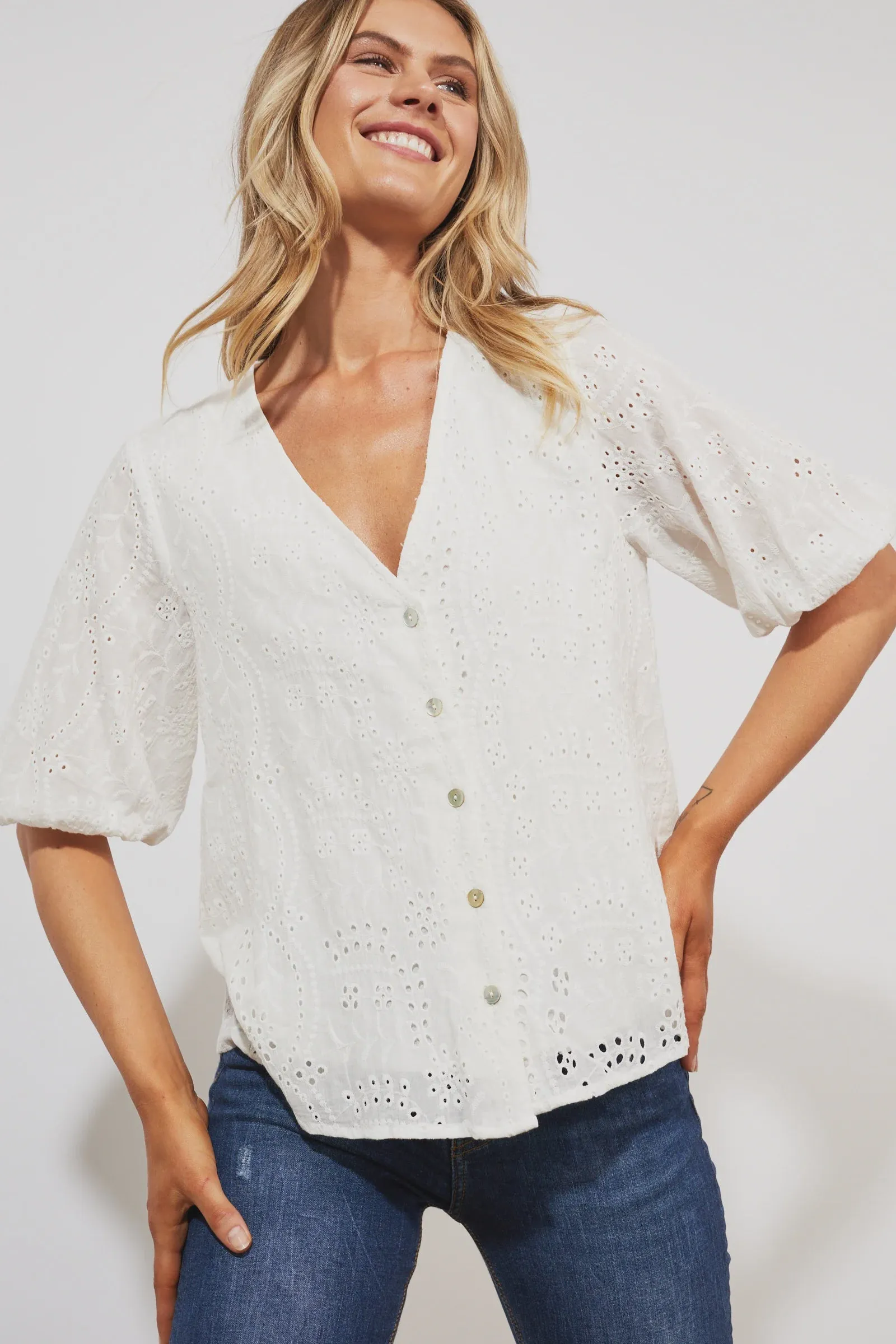 Naxos Blouse Coconut