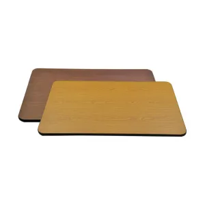 Nella 24″ x 42″ Laminated Rectangular Reversible Table Top