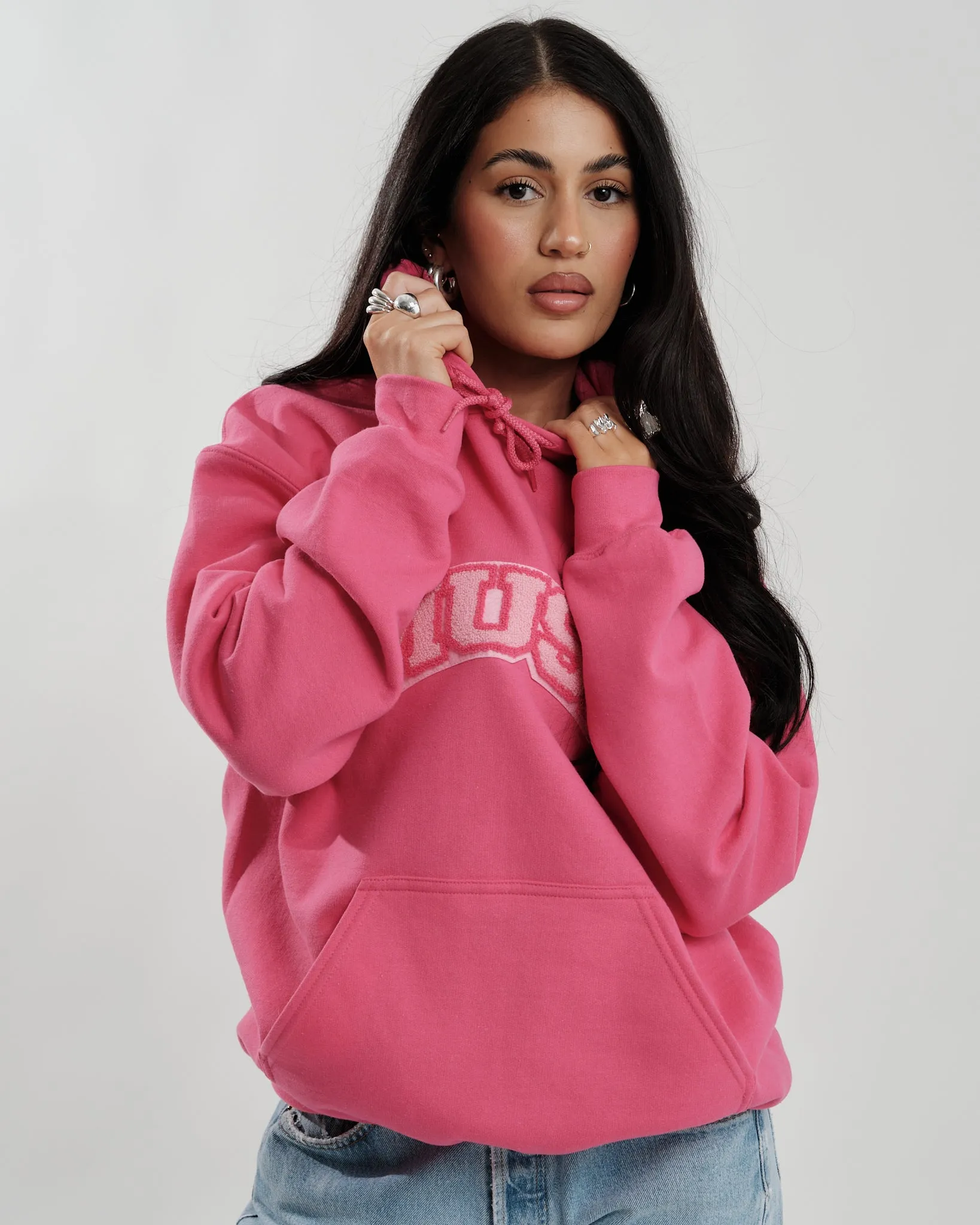 OG Chenille Fuchsia Hoodie - Dragonfruit