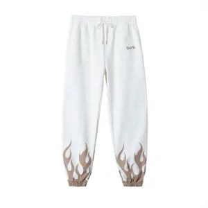 Only Fire Joggers - White