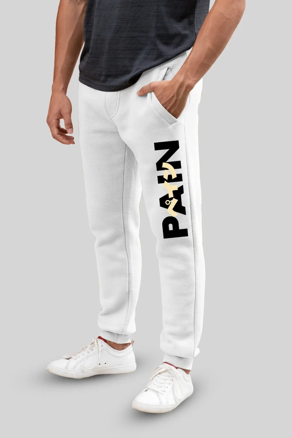 Pain White Jogger