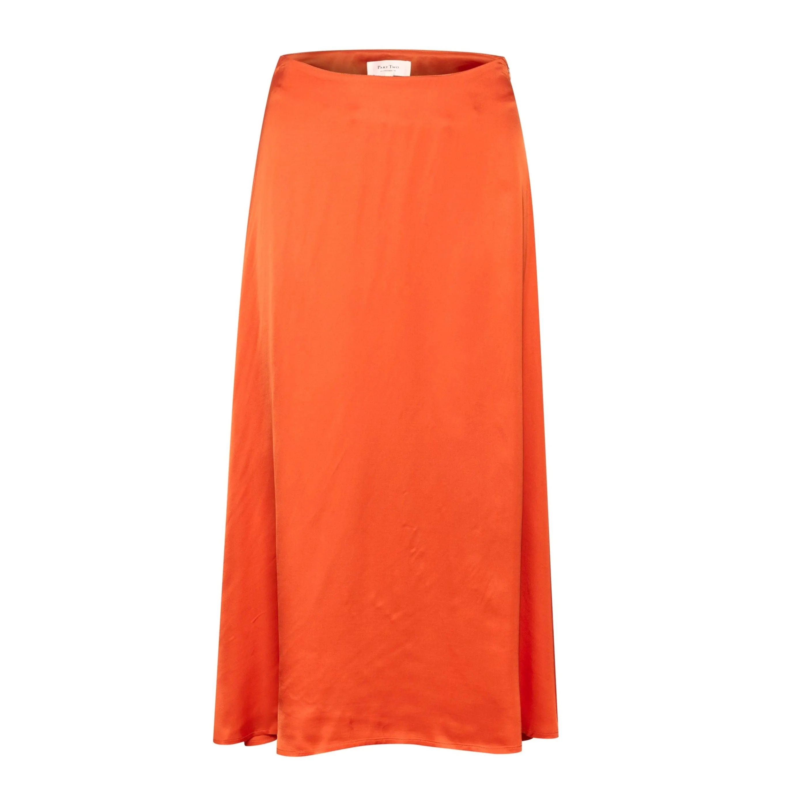 Part Two Lilyann Skirt Midi Satin Koi