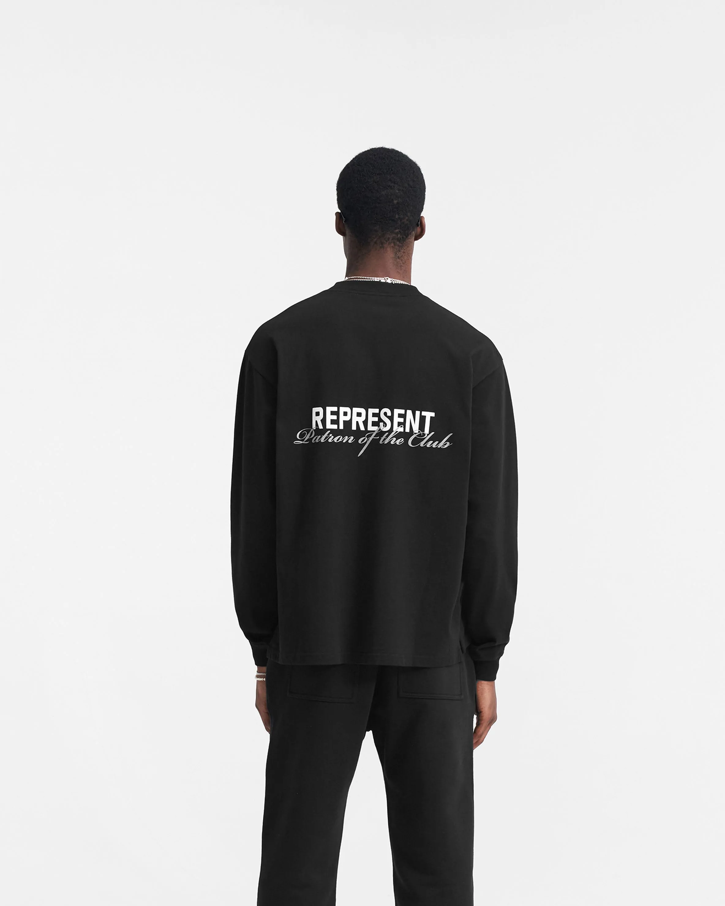 Patron Of The Club Long Sleeve T-Shirt - Black