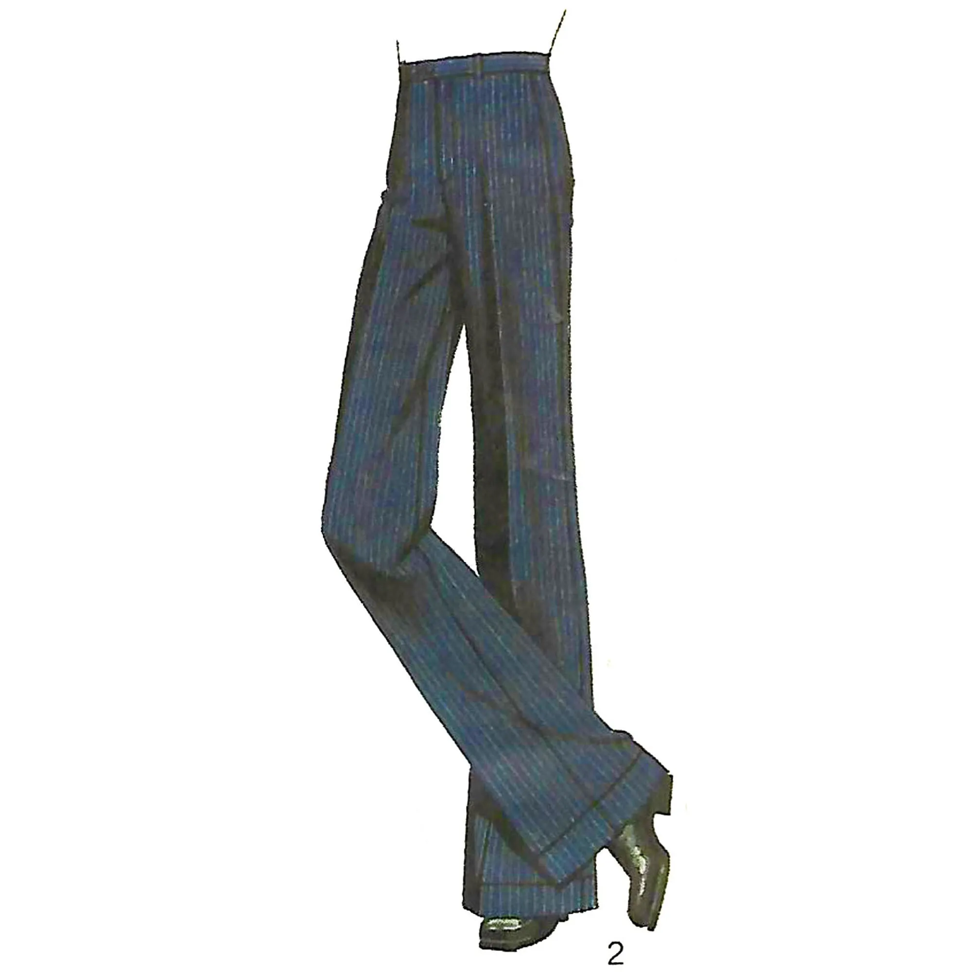 PDF - Vintage 1970s Pattern – Men’s Flared Trousers - Multi-sizes - Download