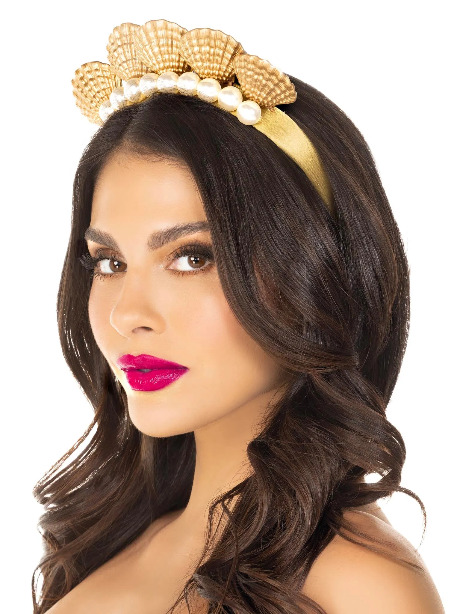 Pearl Shell Mermaid Crown Headband