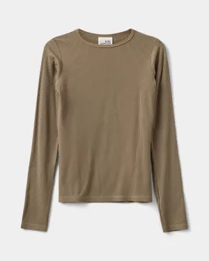 PETRICIASY T-SHIRT LONG SLEEVE - Army Green