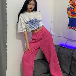 Plain Pink Trousers