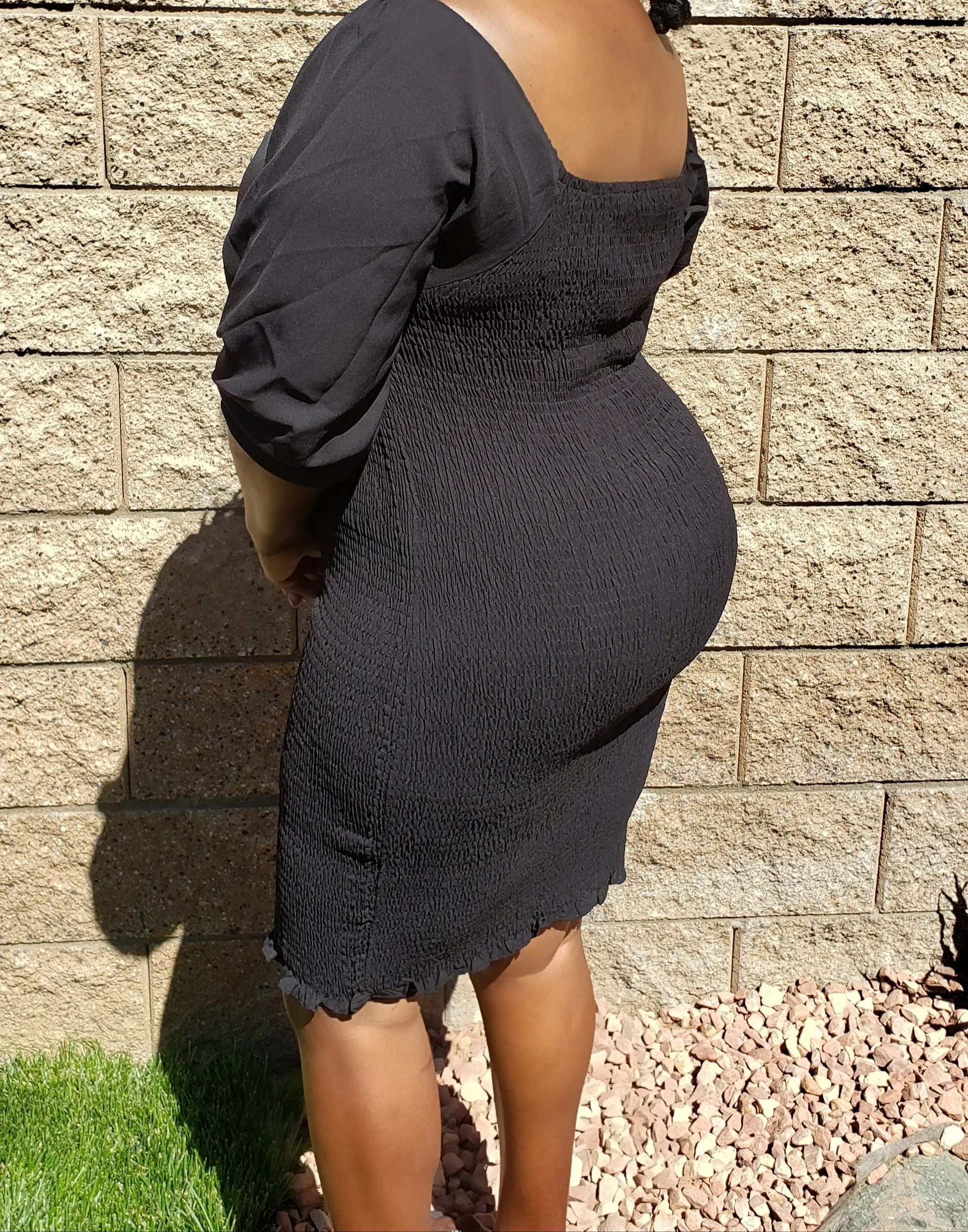 Plus Size Smocked Dress