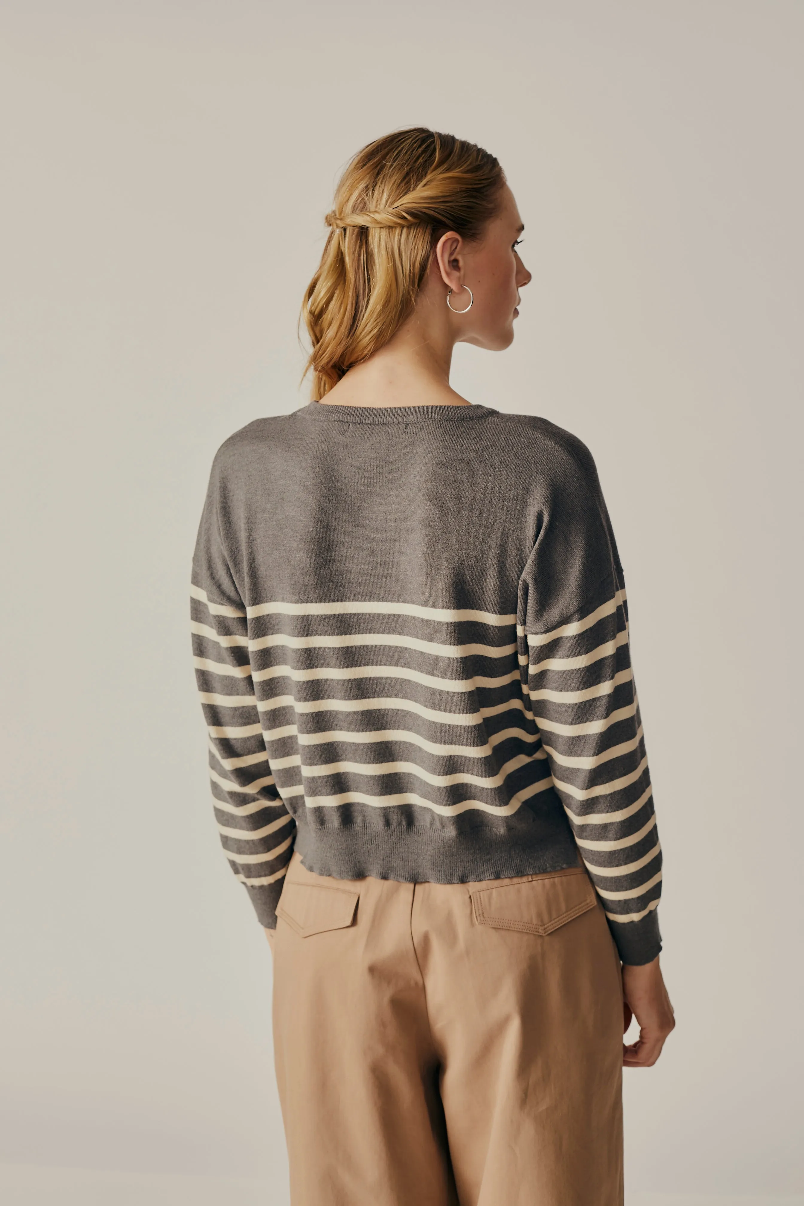 POLLY STRIPE SWEATER