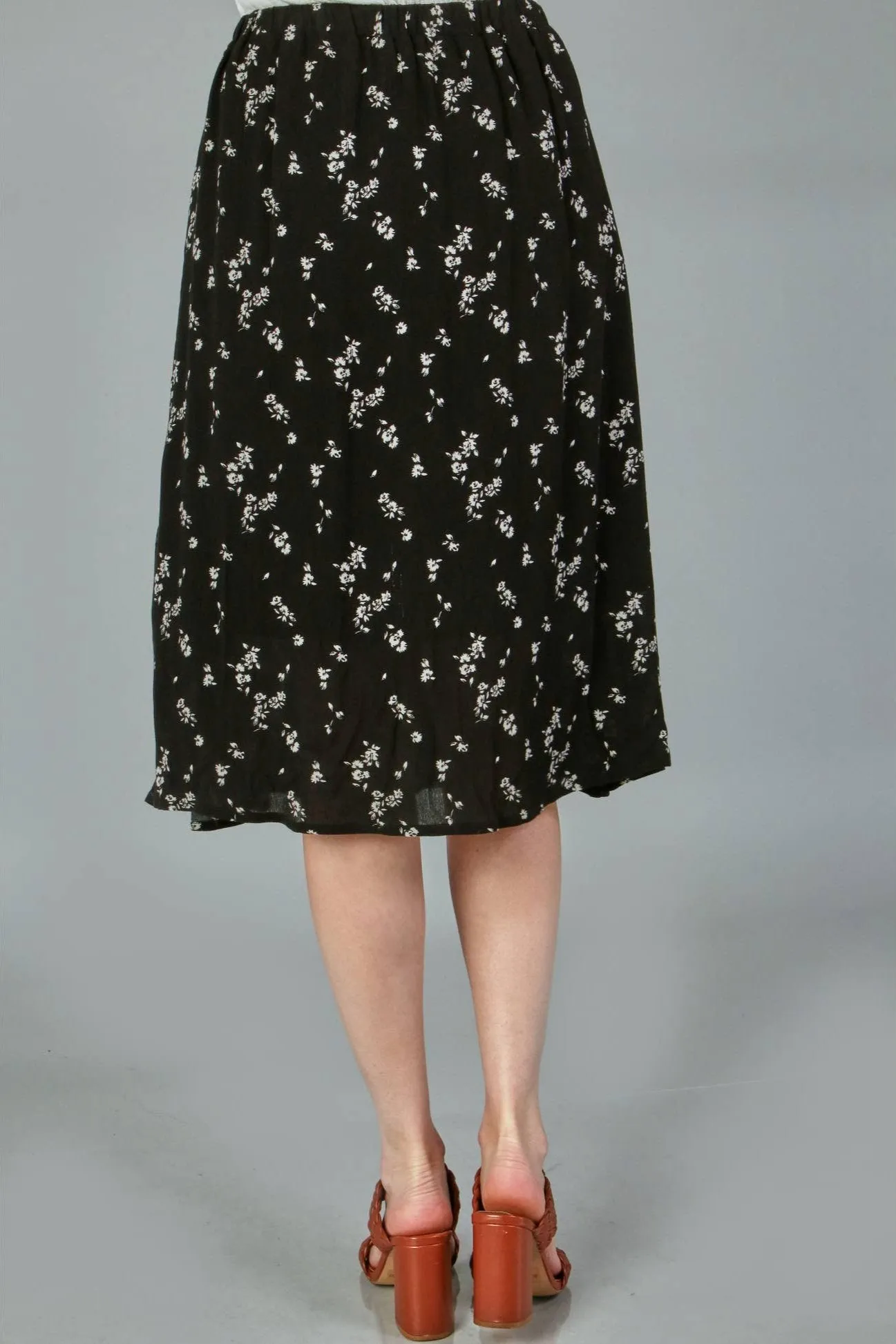PS Kate Ditsy Woven Pocket Midi Skirt. Fall Clearance!