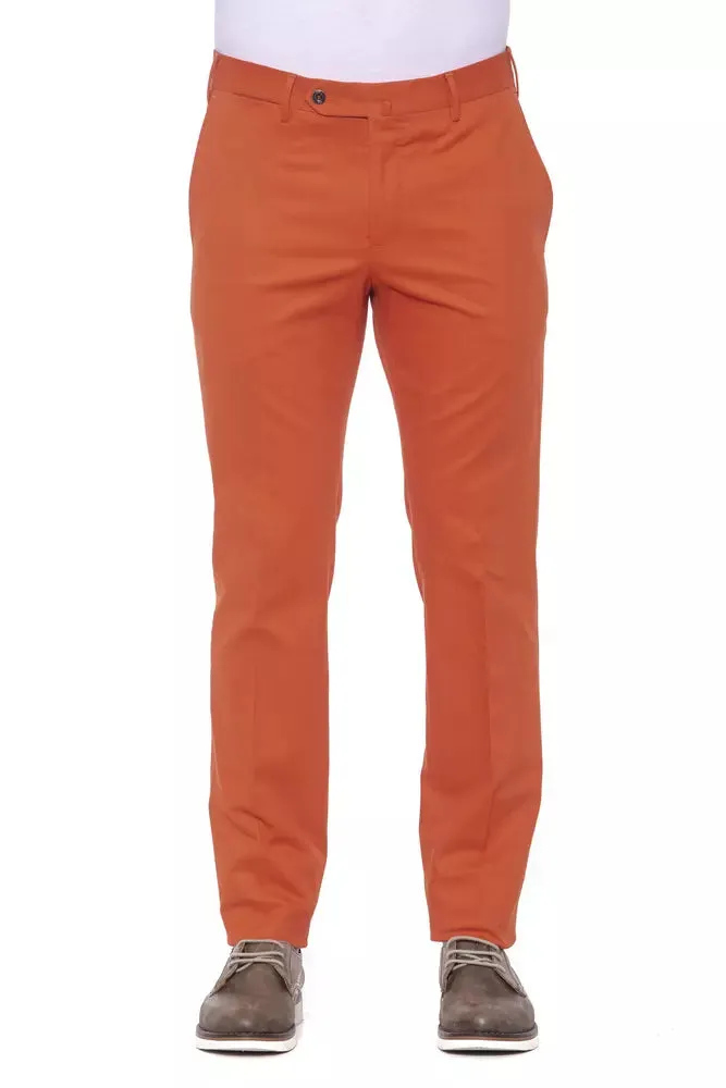 PT Torino Red Cotton Men's Trouser