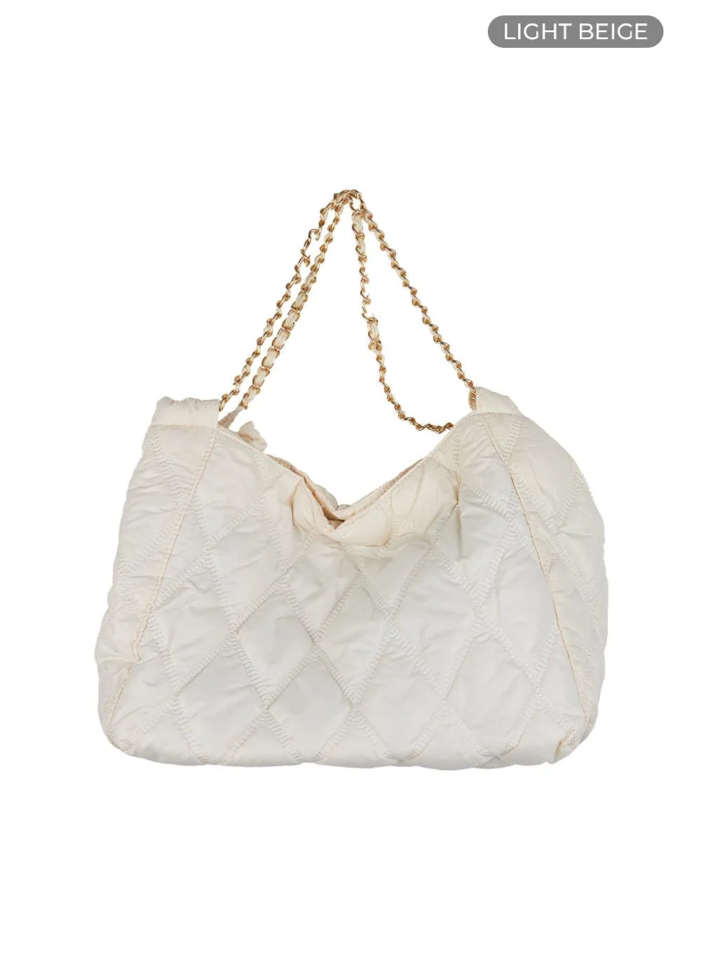 Quilted Chain Shoulder Bag OU427