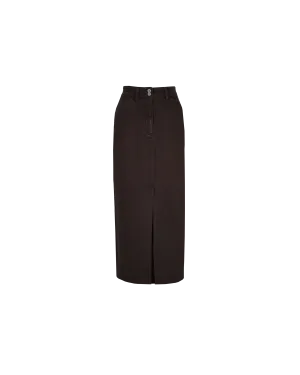 RAFFIA  DENIM SKIRT JAVA