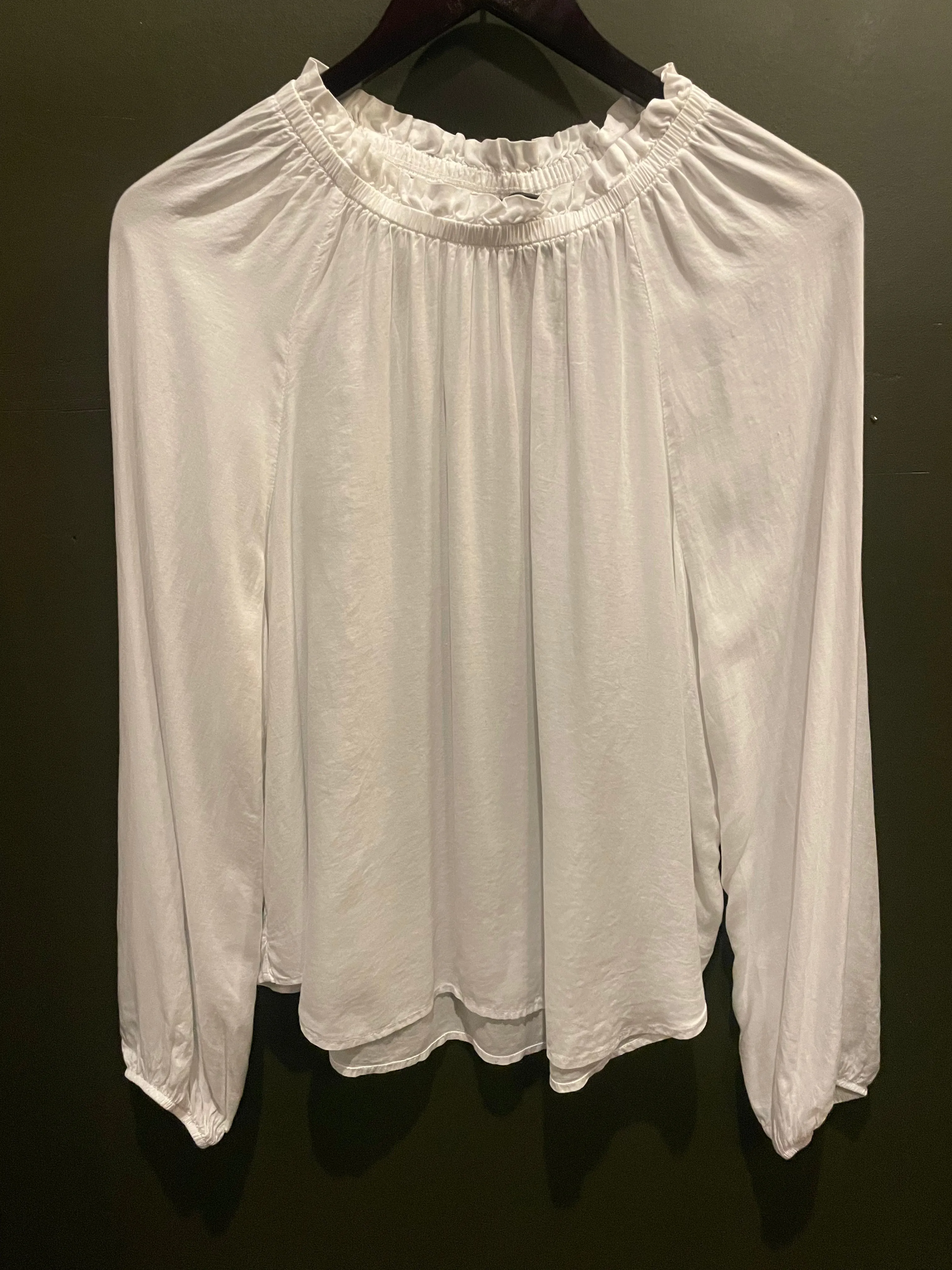 Raglan Long Sleeve White