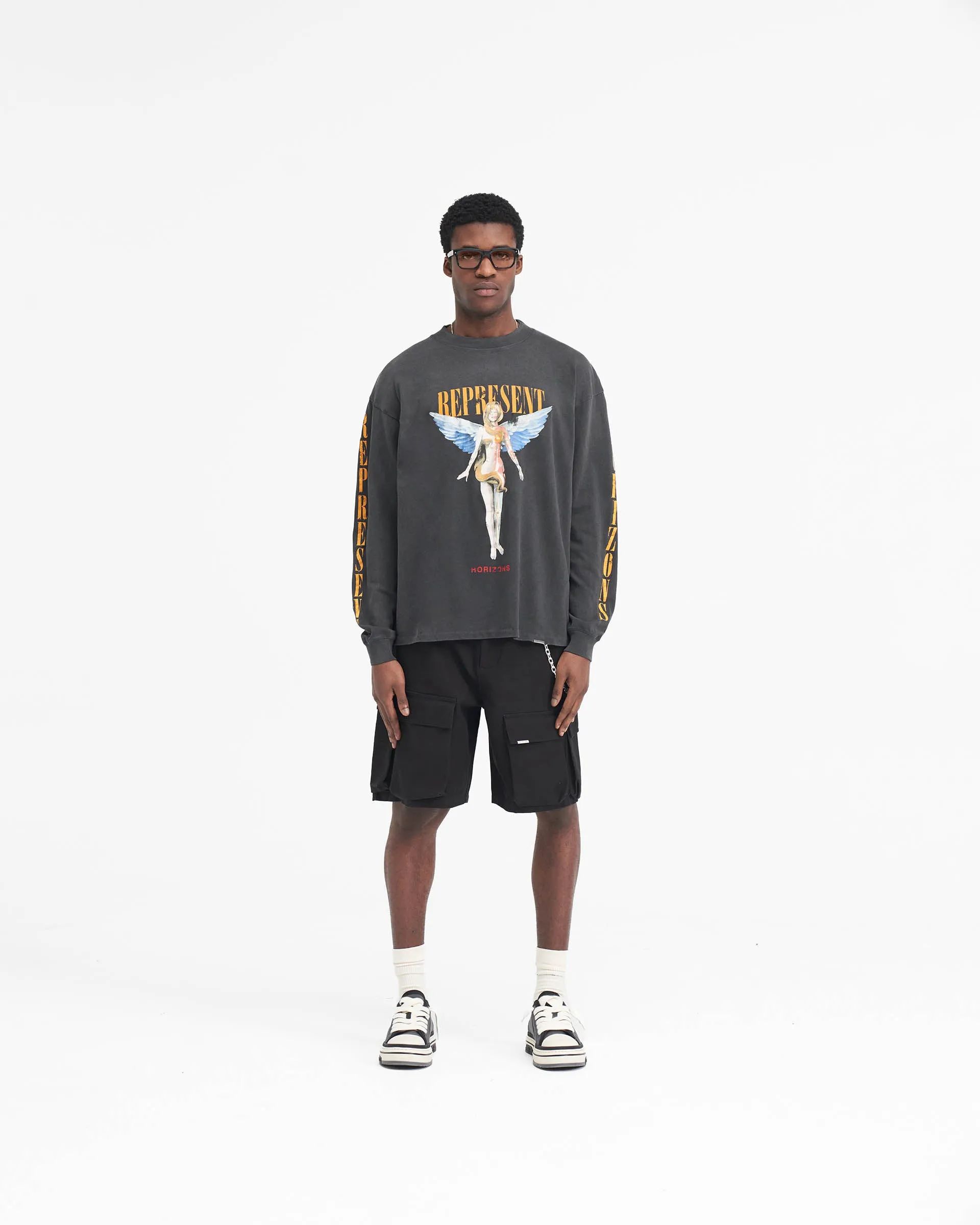 Reborn Long Sleeve T-Shirt - Aged Black