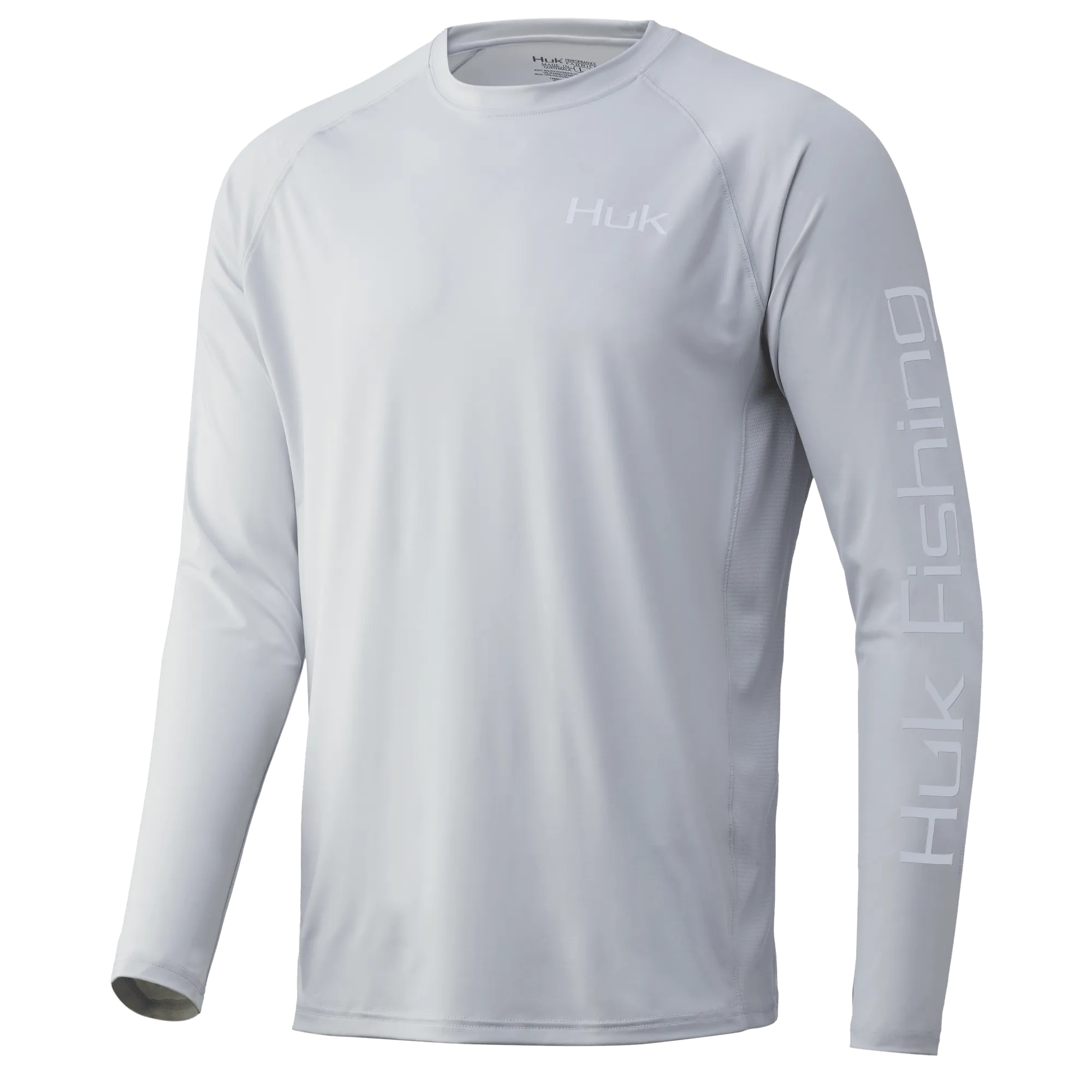 Redfish Pursuit Long Sleeve Performance T Shirt- Glacier