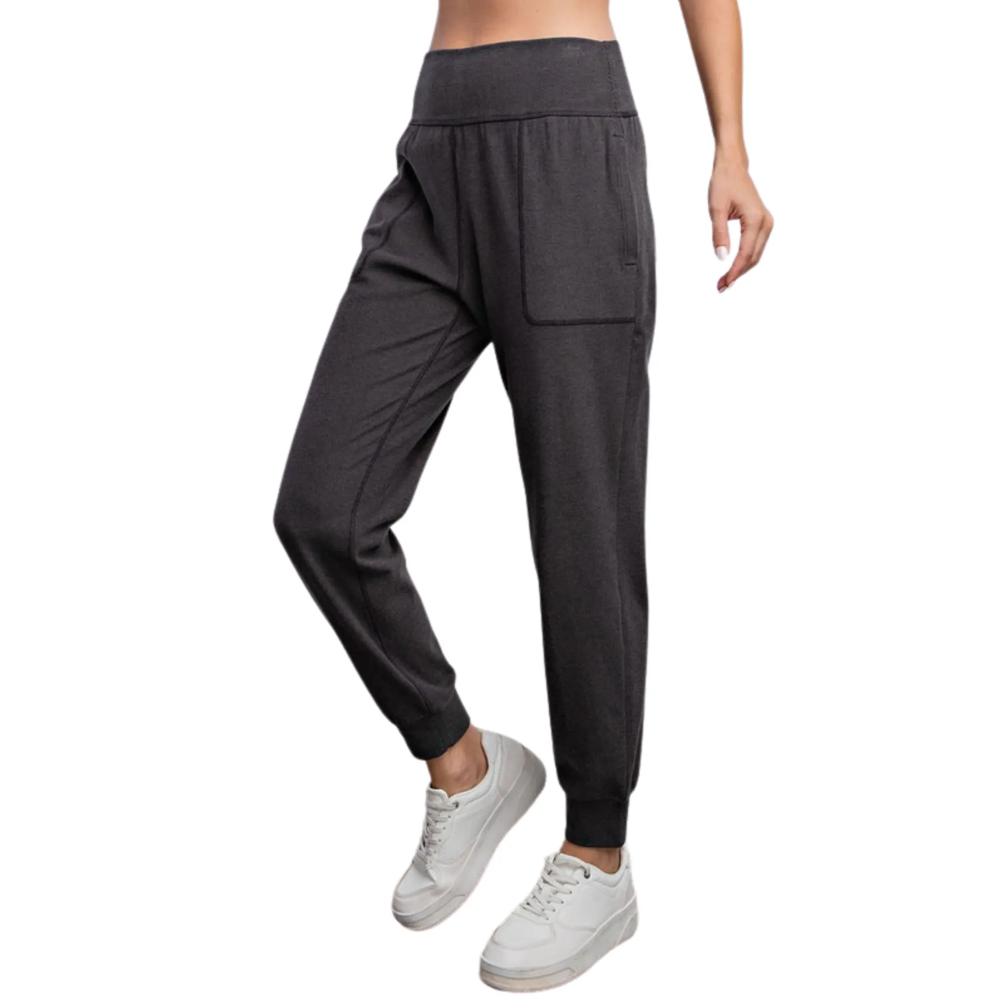 Rib Brushed Joggers