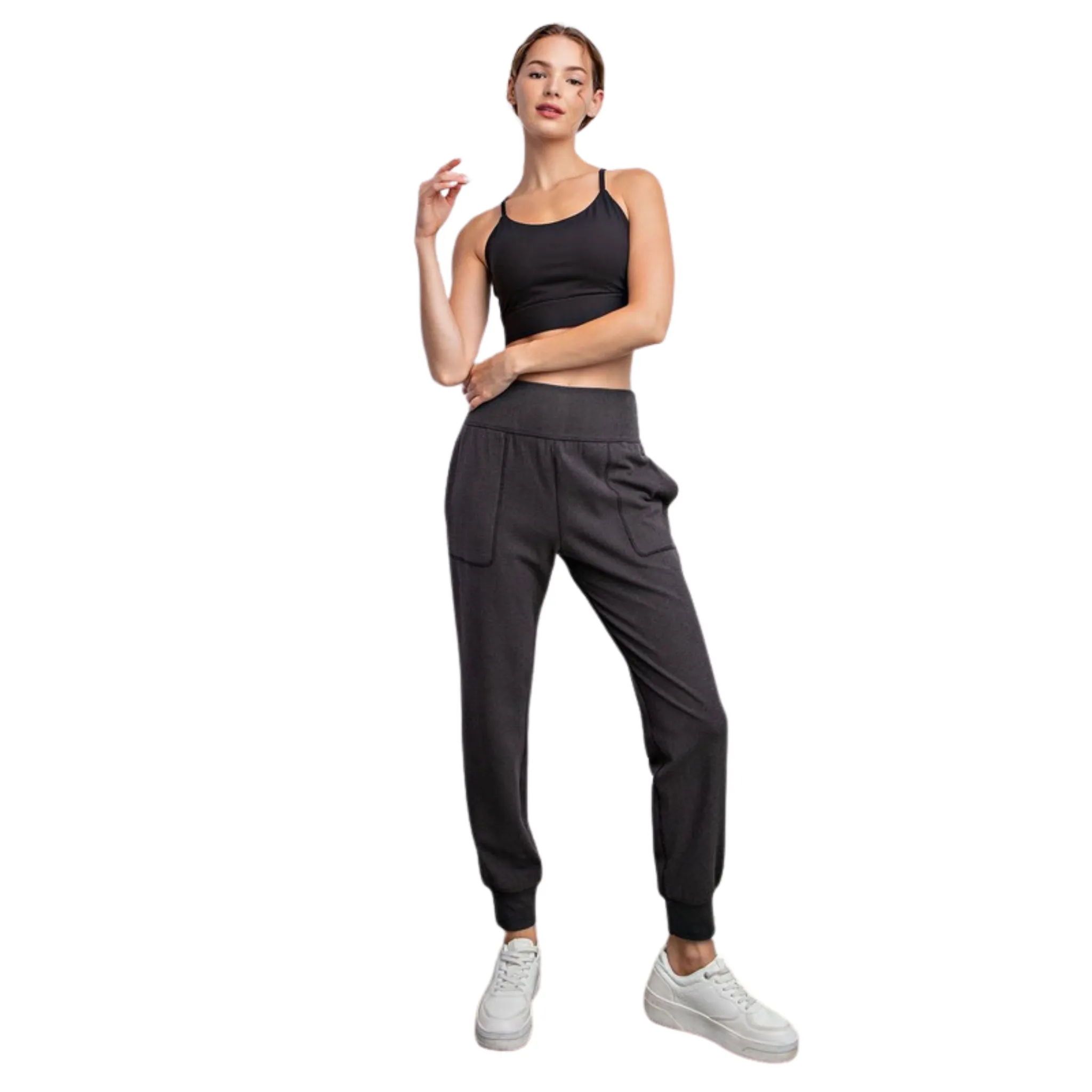 Rib Brushed Joggers