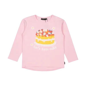 ROCK YOUR BABY LET'S HAVE CAKE LS T-SHIRT